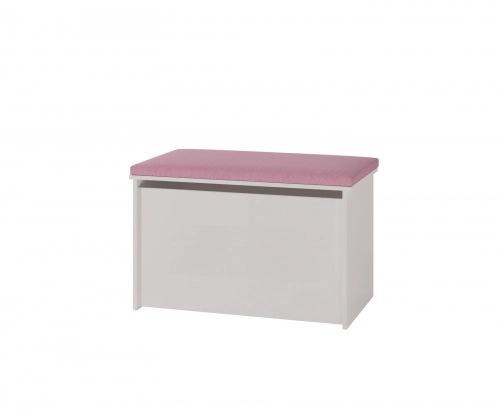 Bērnu rotaļlietu kaste DARIA pink panel