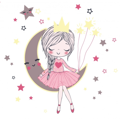 Двухместная кровать LUK 160x80 Sleeping princess