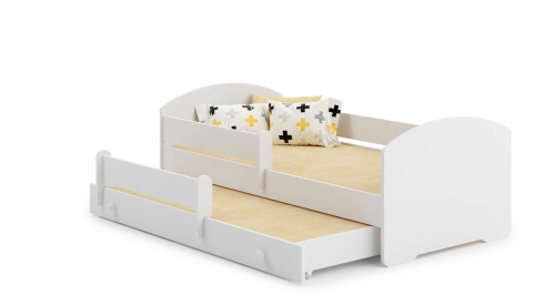 Двухместная кровать LUK 160x80 white