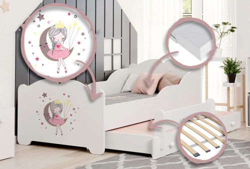 Двуспальная кровать Anna 160x80 Sleeping princess