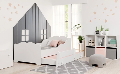 Двуспальная кровать Anna 160x80 White