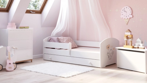 Детская кровать LUK с ящиком 140x70 Baby elephant