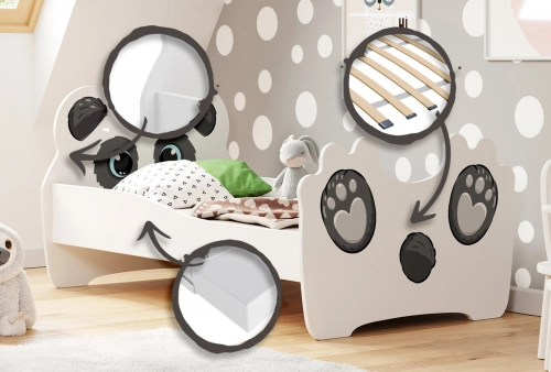 Детская кровать Panda 140x70