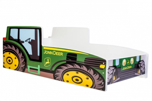 Детская кровать с рамой Car 160x80 Green