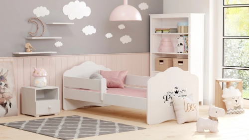 Детская кровать FALA с бортиком 140x70 Princess