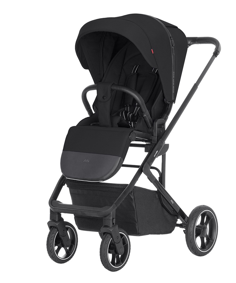 Carrello Alfa 2024 2in1 Midnight Black Bērnu Ratiņi