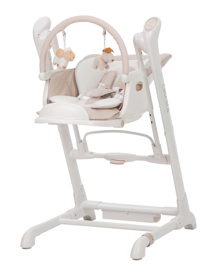 Carrello Cascata Cream Beige 3in1 Barošanas Krēsls