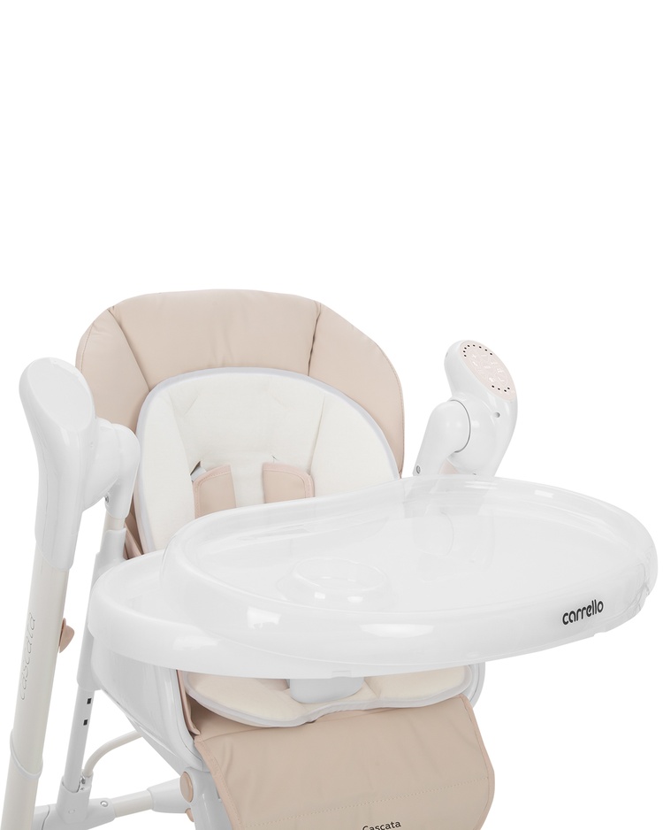 Carrello Cascata Cream Beige 3in1 Barošanas Krēsls