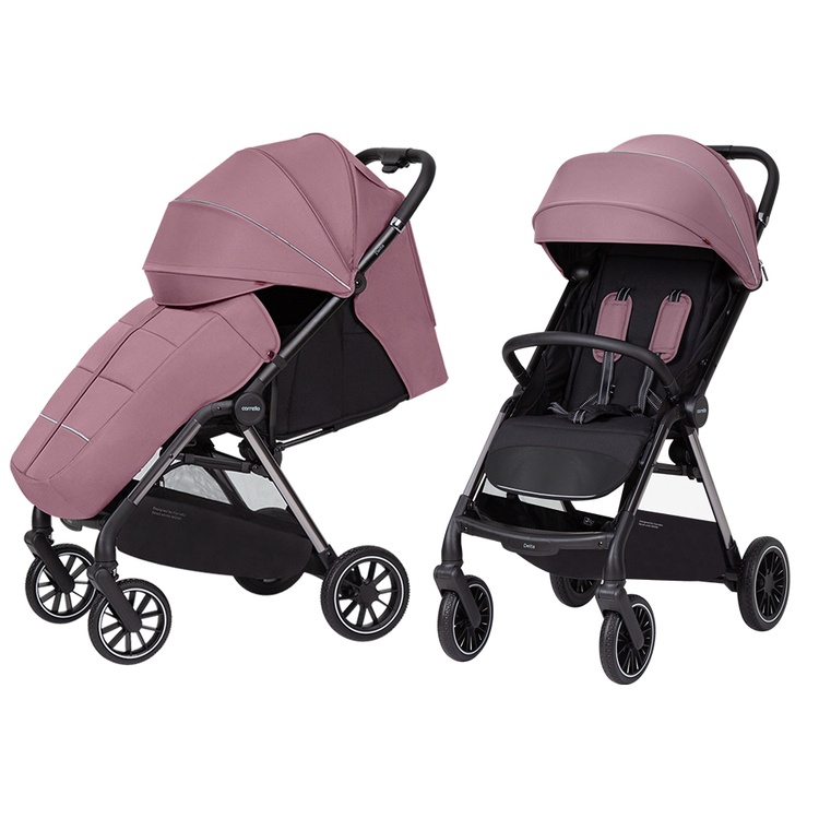 Carrello Delta Rose Pink CRL-5517 Pastaigu Ratiņi