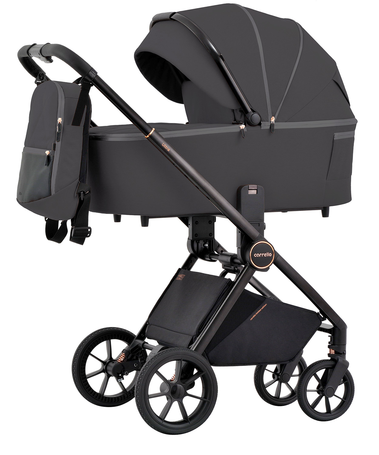 Carrello Ultra Sonic Grey CRL-6525 Bērnu Ratiņi 2in1