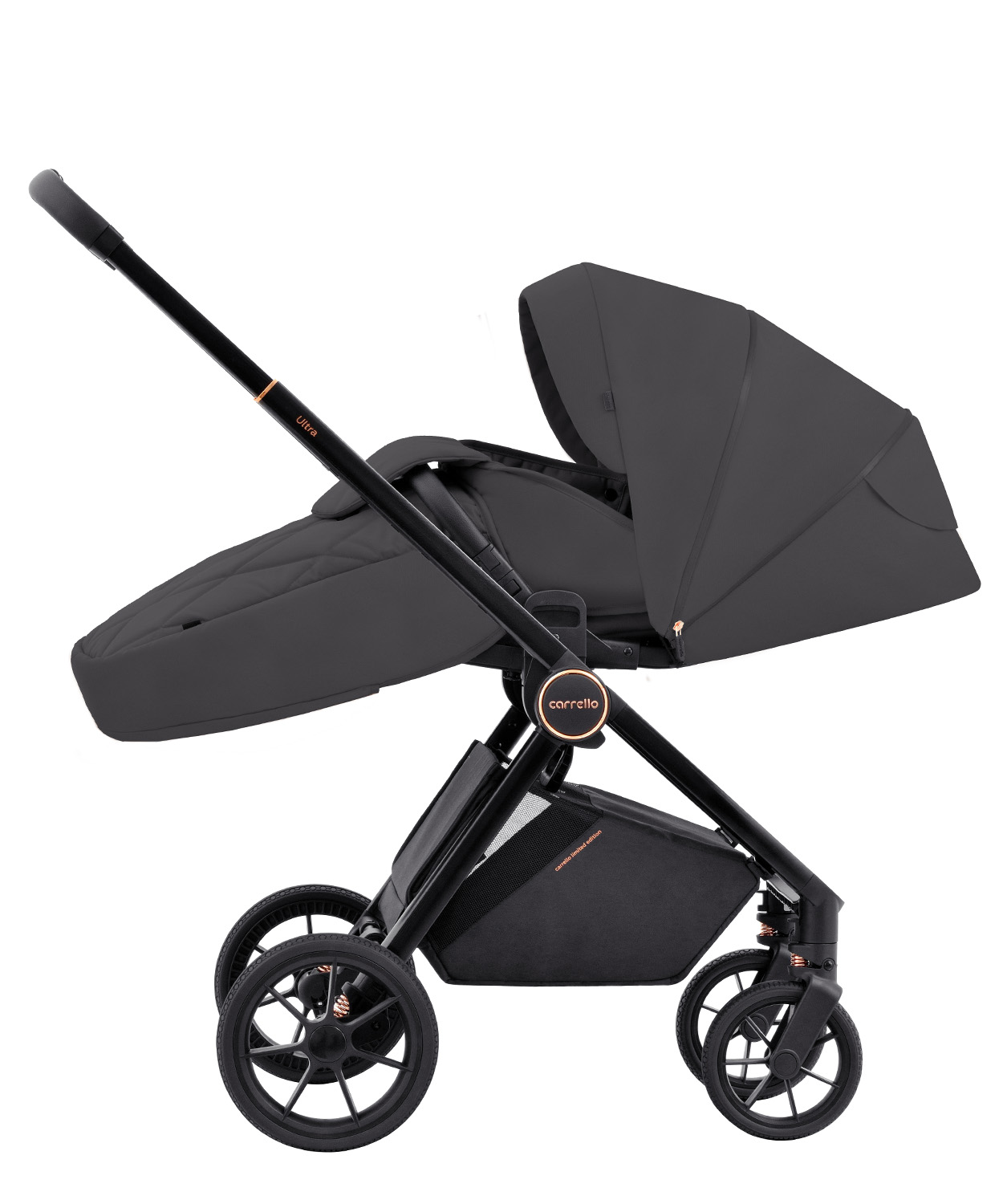 Carrello Ultra Sonic Grey CRL-6525 Bērnu Ratiņi 2in1