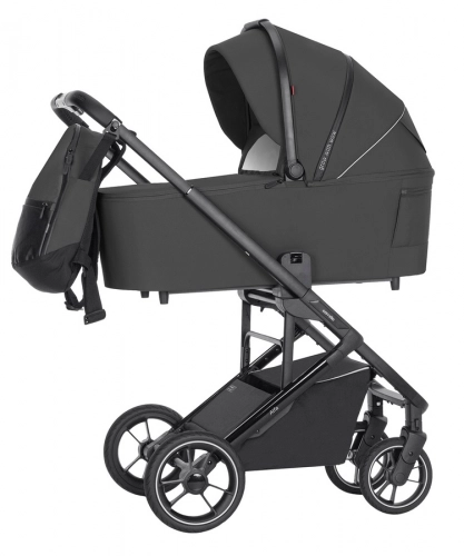 Carrello Alfa 2024 2in1 Graphite Grey Bērnu Ratiņi