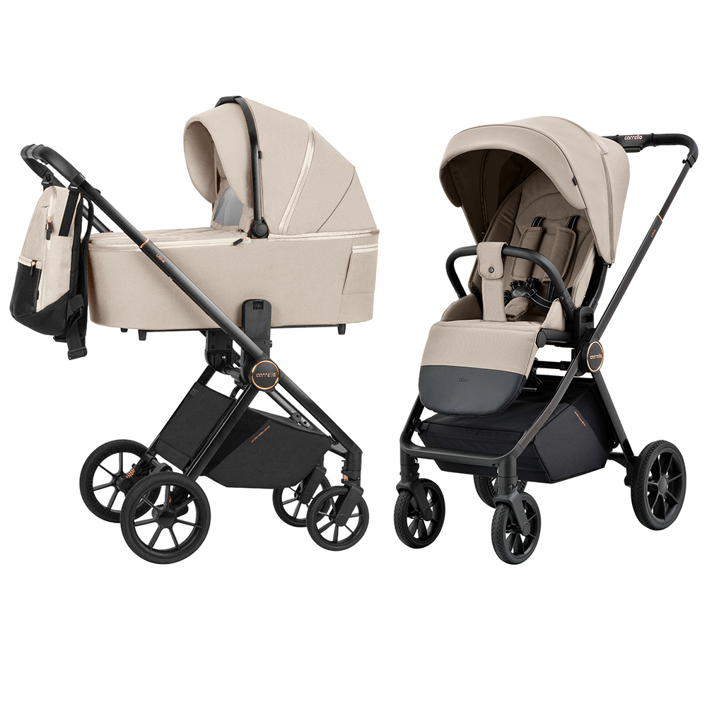 Carrello Ultra Cosmic Beige CRL-6525 Bērnu Ratiņi 2in1