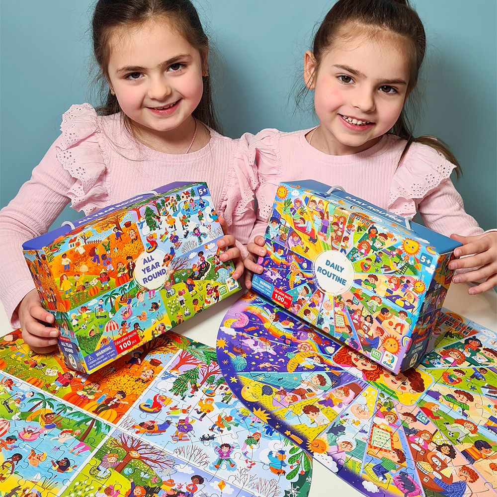 Attīstošā puzle Puzle Gadalaiki