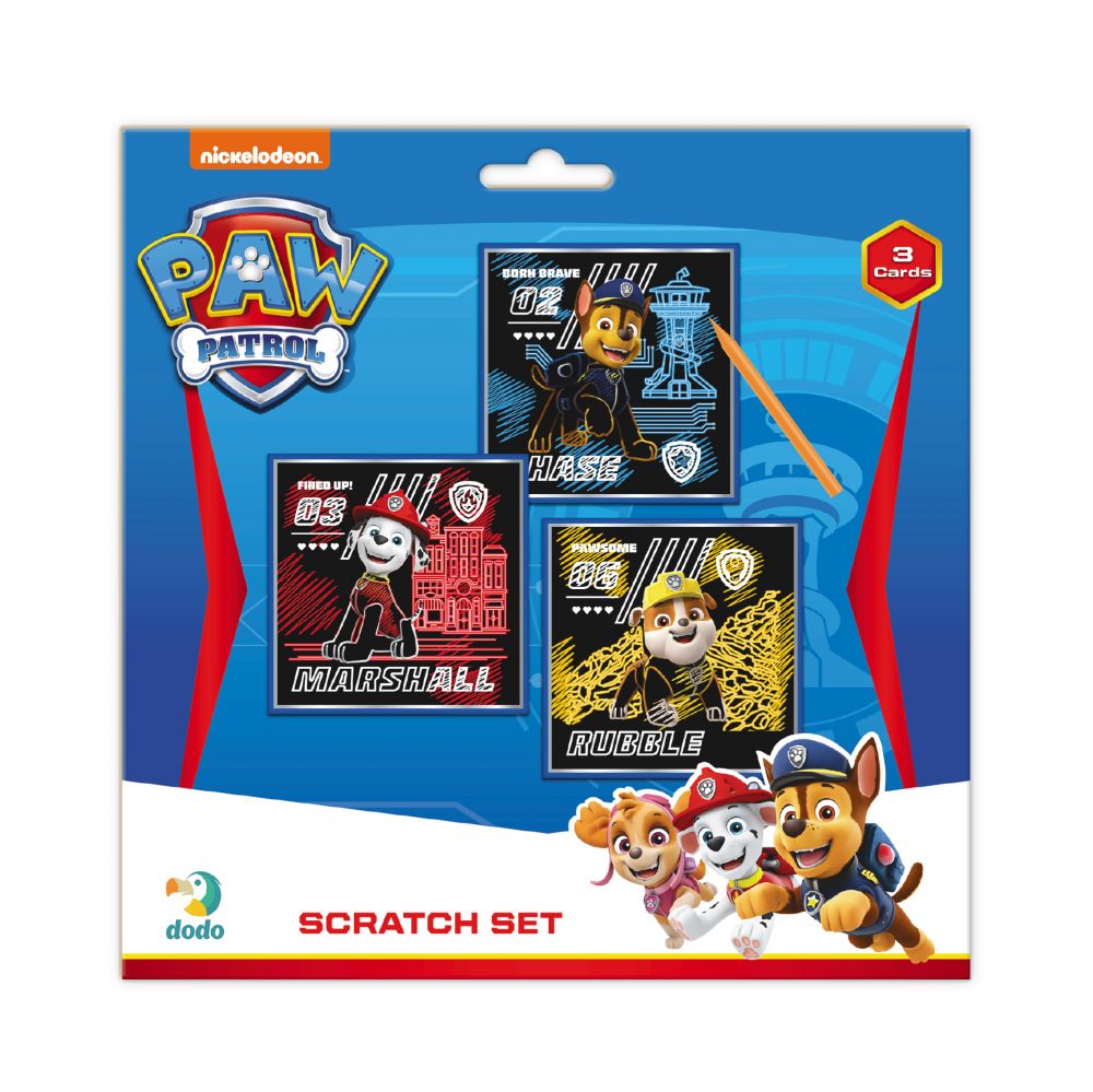 Настольные игры Scratch Set Paw Patrol