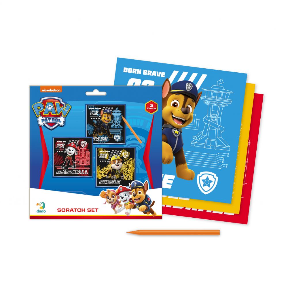 Настольные игры Scratch Set Paw Patrol