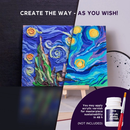 Набор для креатива 3D картина Starry night (30*40 cm) (3684)