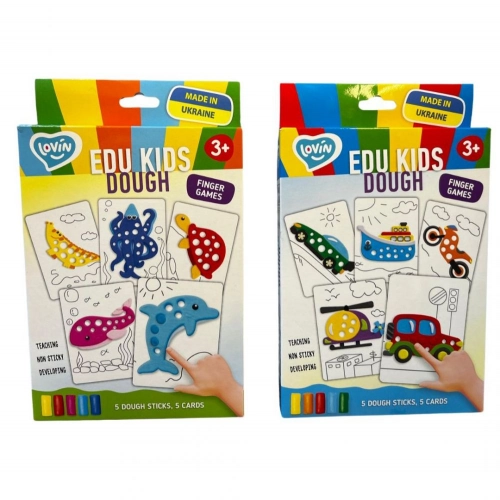 Набор для креатива Тесто для лепки Play Dough Edu kids - Игры для пальчиков Transport