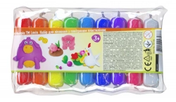 Radošais komplekts Modelēšanas mīkla (lēkājošais plastilīns) 9 krāsas