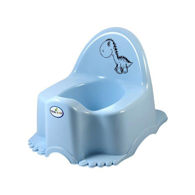 Bērnu podiņš ECO DINO light blue DN-001  TegaBaby