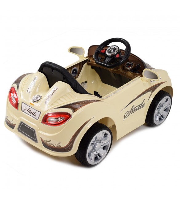 Elektromobilis ar pulti ROADSTER SMILE HL938 brown-izpārdošana