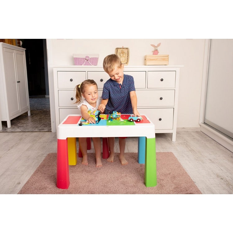 Galdiņš+ 2 krēsliņi MULTIFUN grey MF-006-106