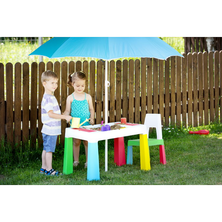 Galdiņš+ 2 krēsliņi MULTIFUN grey MF-006-106