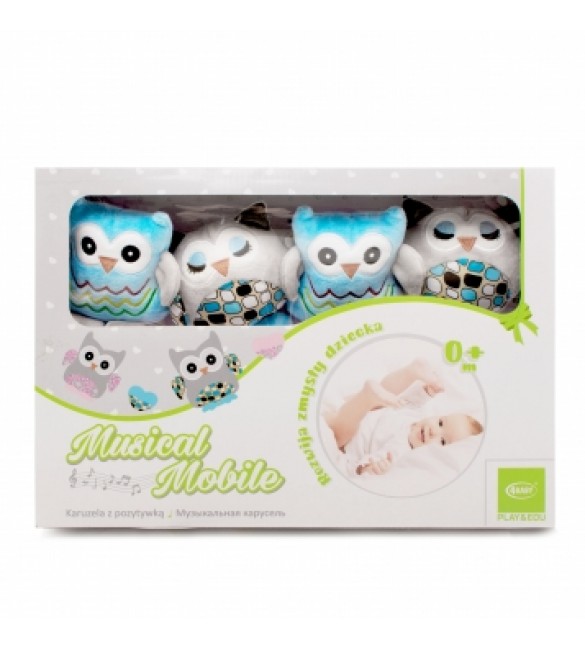 Karuselis OWLS blue 4BABY OB08