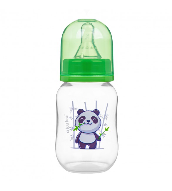 Klasiskā pudele 125 ml AKUKU A0104 green panda