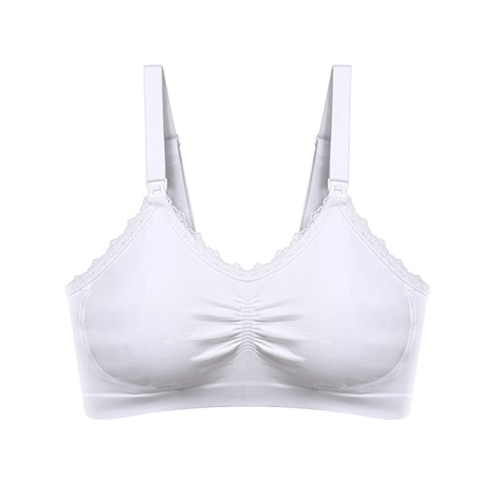 Krūšturis barošanai BabyOno 585 F75-80 white [A]