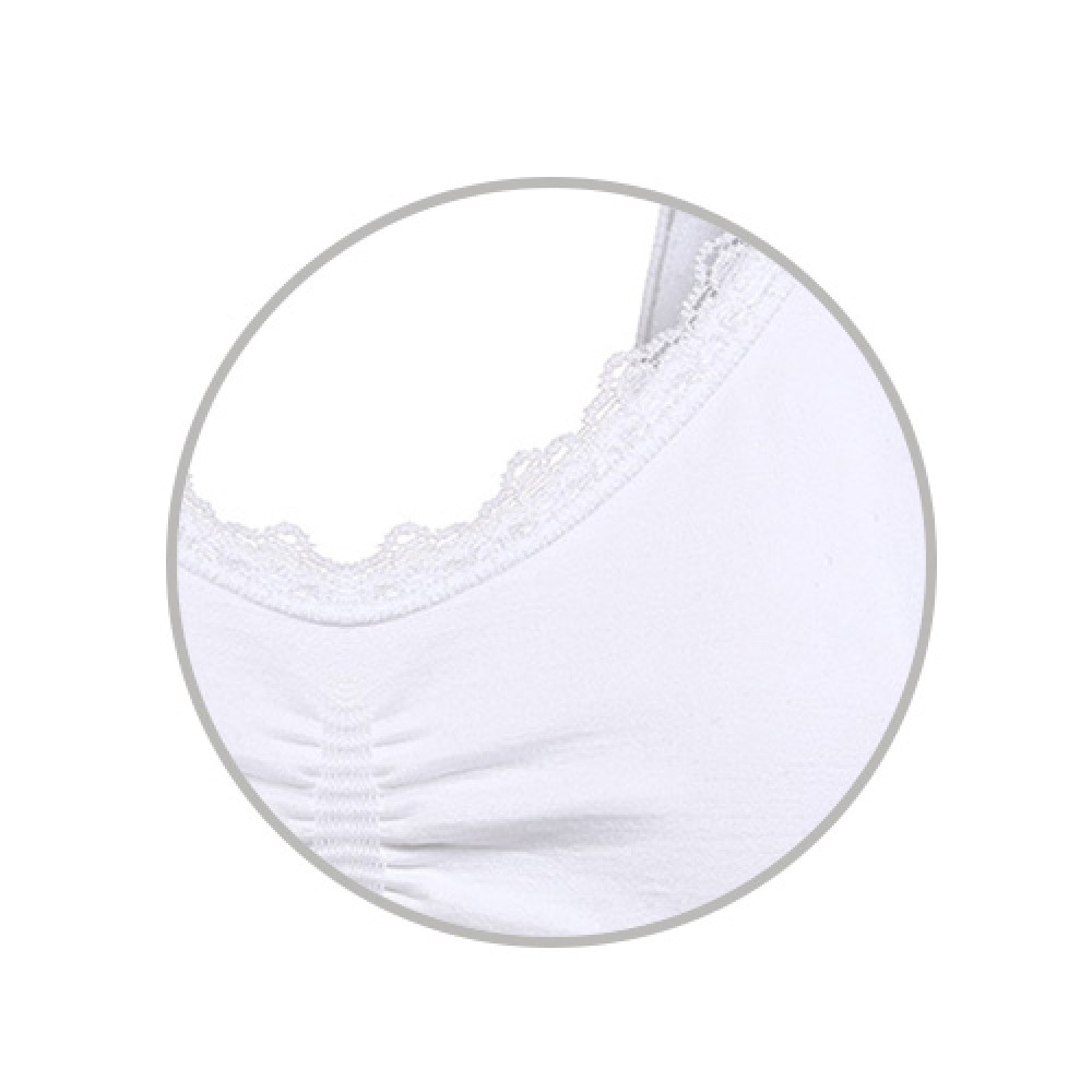 Krūšturis barošanai BabyOno 585 F75-80 white [A]