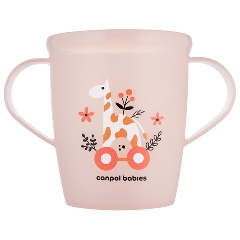 Кружка  с двумя ручками 250 ml TOYS 2/101 coral