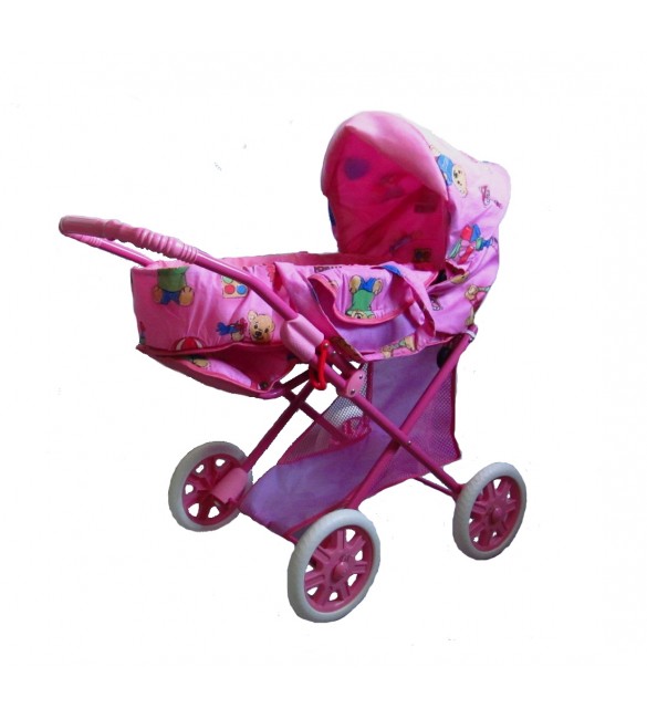 Leļļu ratiņi "IGA" 2in1 70x36x72 cm DWL