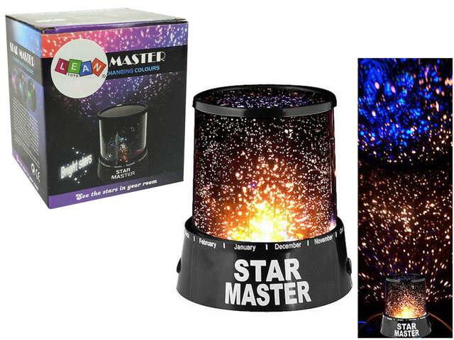 Nakts lampa-zvaigžņu projektors STAR MASTER 53104