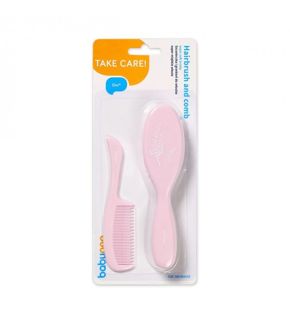 Matu suka SUPER SOFT&ULTRA THIN+ ķemme Babyono 569/03 pink