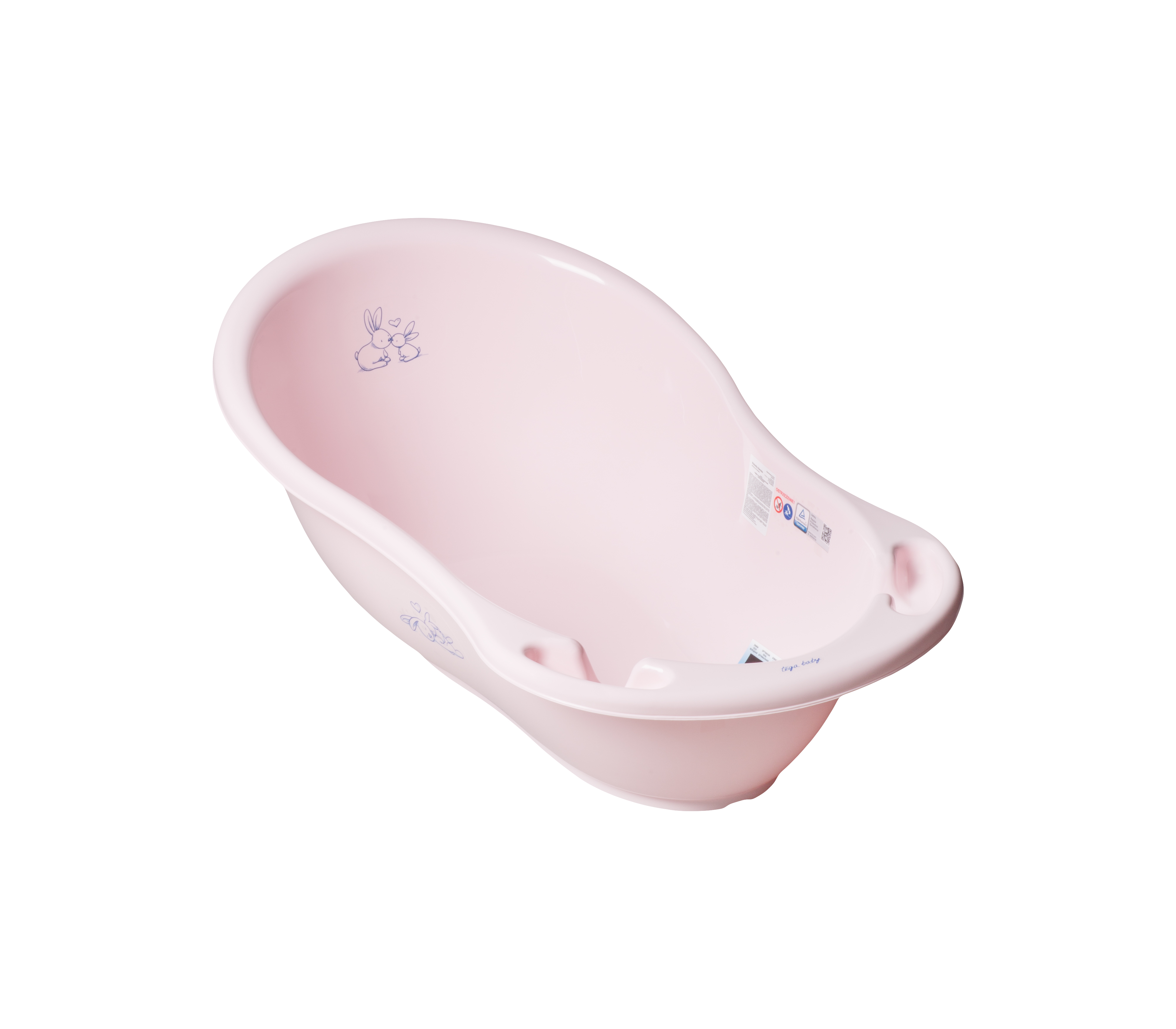 Vanna 86 cm ar korķi RABBITS light pink  TegaBaby KR-004-104