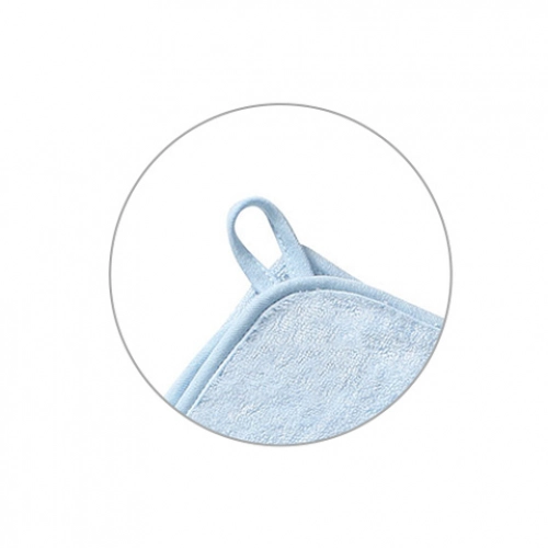 Bambusa dvielis ar kapuci 100x100 cm 346/05 blue