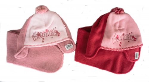 Cepure ar šalli WINTER (48-52 cm) 817