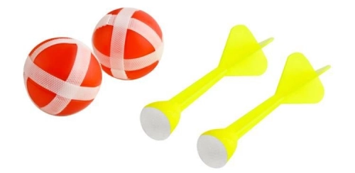 Darts 28 cm ar bumbiņām un šautriņām KIK-5619