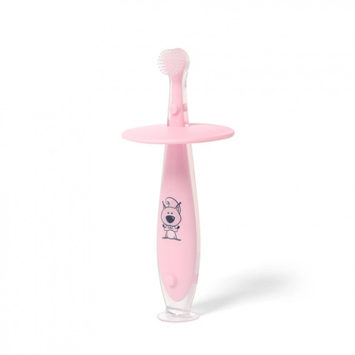 Drošā zobu birste 6+mēn. BabyOno 551/02 pink