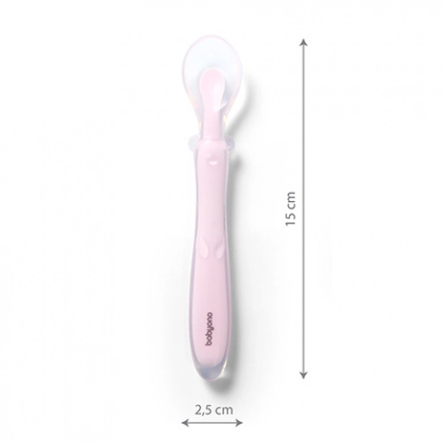 Elastīga silikona karote 785/03 pink