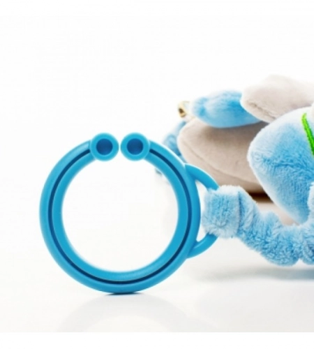 Grabulis ratiņiem OWLS blue 4BABY OB11