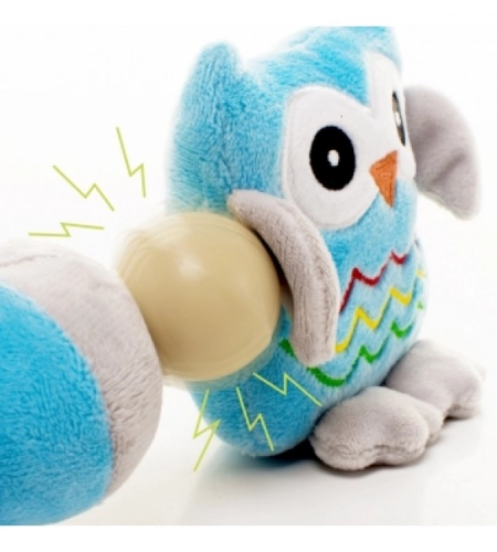 Grabulis ratiņiem OWLS blue 4BABY OB11