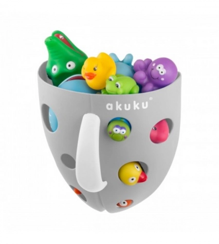 Grozs vannas rotaļlietām AKUKU A0346 grey