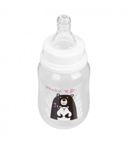 Klasiskā pudele 125 ml AKUKU A0004 black bear