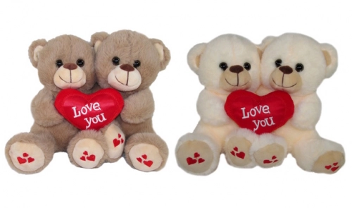 Парочка медвежат LOVE YOU 20 cm M3732