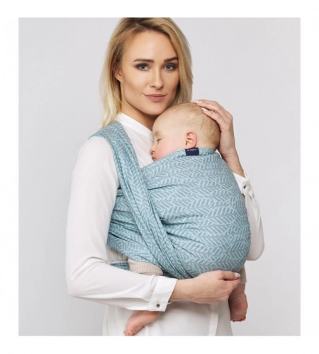 Lakats-slings BE CLOSE beige leaves CH-032