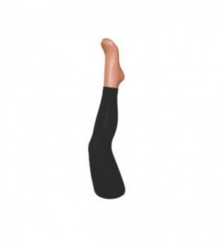 Legingi kokvilnas bez zīmējuma 116/122 LE-03 BLACK-izpārdošana