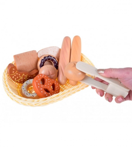 Хлебница с деревянными продуктами ZA4134