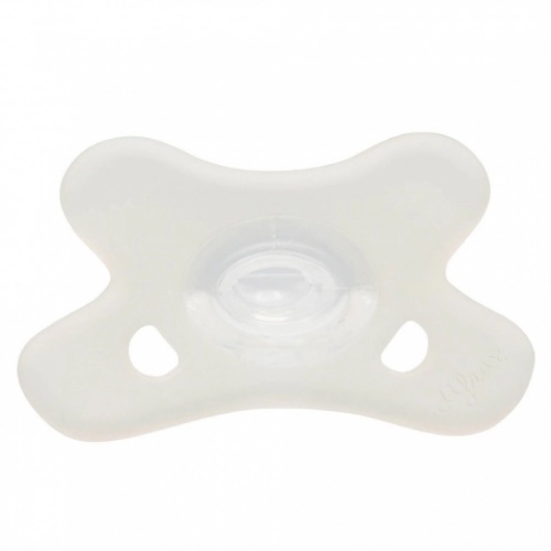 Māneklis 100% silikons,simetrisks 6-12m, 24/002 white